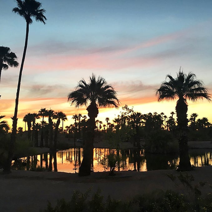 Who needs Netflix when you've got this? Papago Park's sunset extravaganza puts on a nightly show that would make even the most jaded Instagrammer swoon.