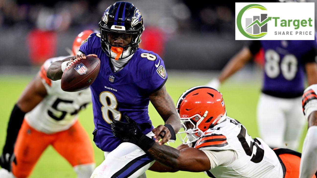 Ravens Soar to Victory: Lamar Jackson Shatters Records and Clinches AFC North Title