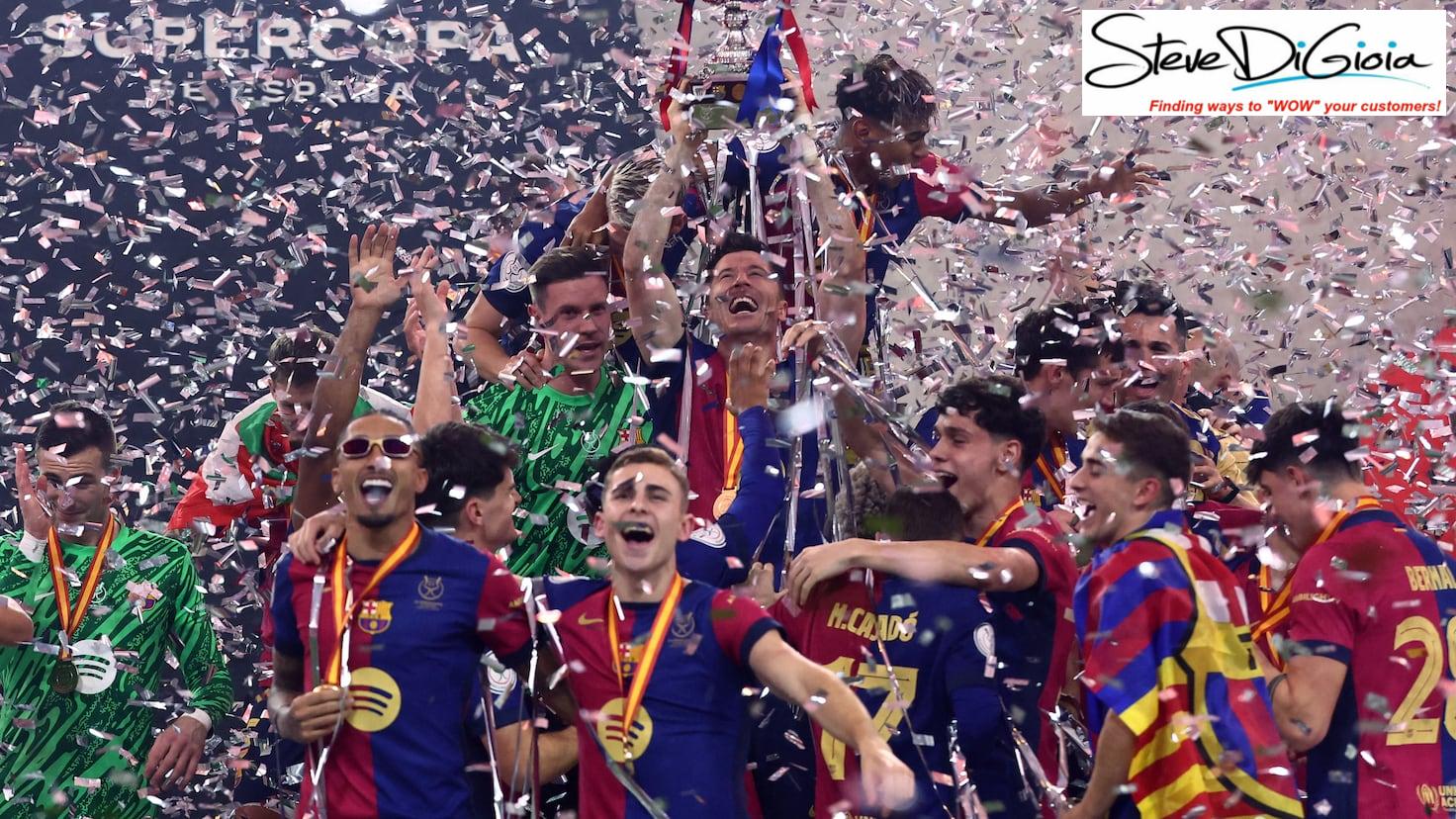 Barcelona Triumphs Over Real Madrid in Stunning Supercopa Final: 5-2 Victory