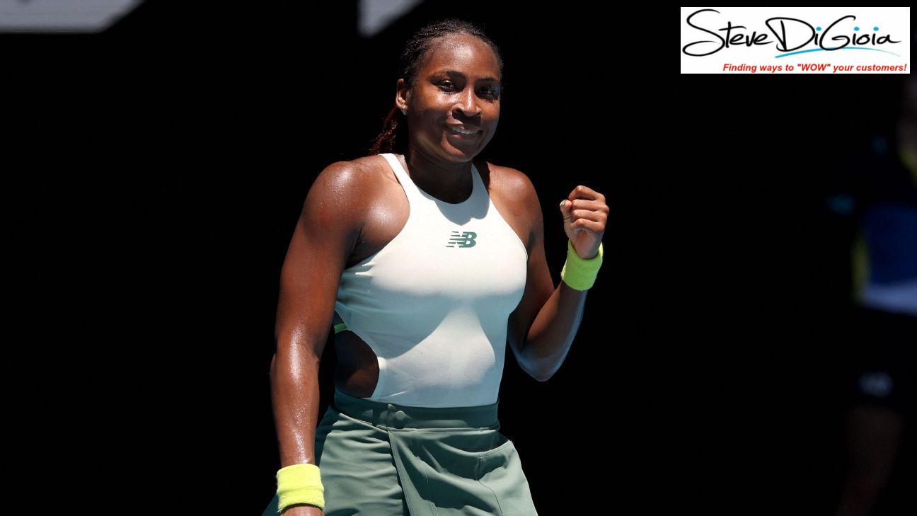 Coco Gauff Dazzles in Marvel-Inspired Outfit as She Advances at Australian Open