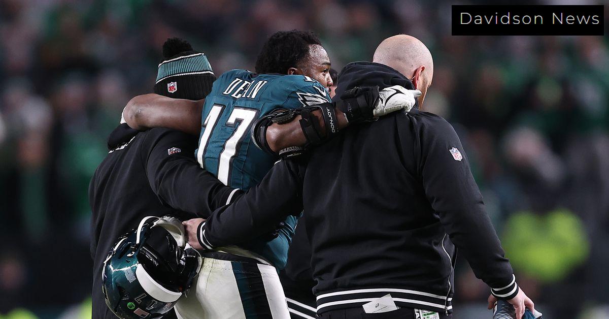 Eagles Star Nakobe Dean Injured in Playoff Game Against Packers