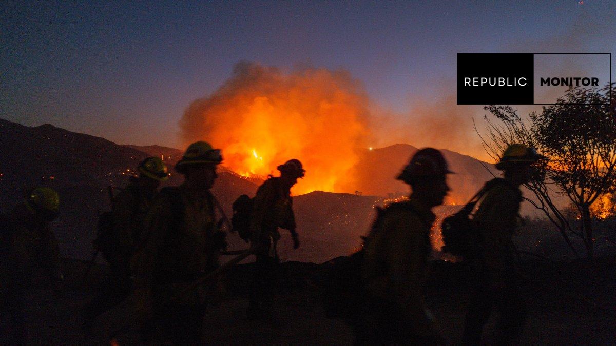 Urgent Update: Firefighters Battle Wildfires Amid Diminishing Winds in Southern California