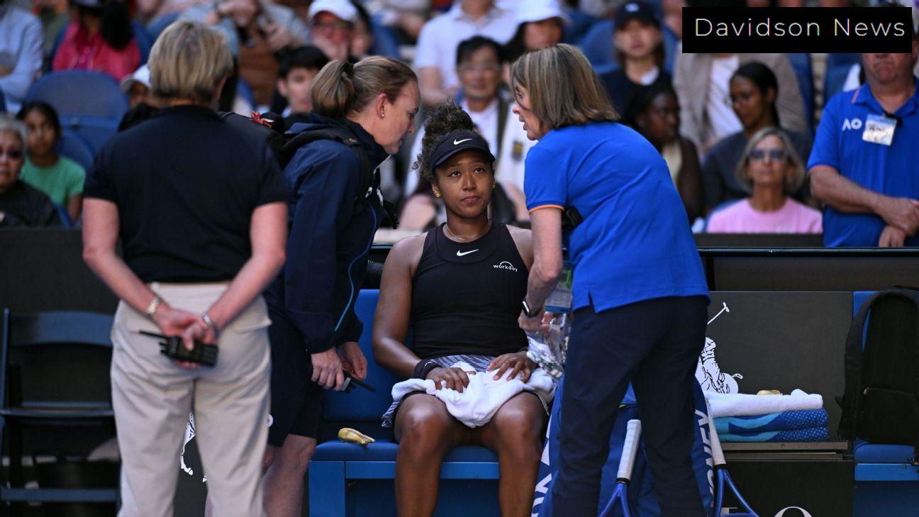 Naomi Osaka Withdraws from Australian Open Match Due to Injury