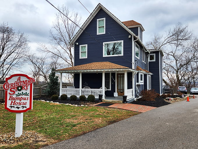 A Christmas Story House: Leg lamp aglow! This Cleveland time capsule lets you live out your 