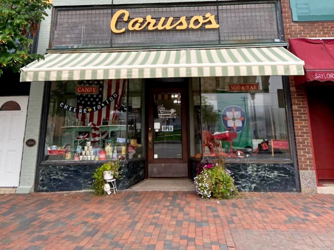 Caruso's: Where time stands still, but the ice cream floats. Step into this 1920s wonderland and feel your sweet tooth do the Charleston! Photo credit: Caruso's Candy & Soda Shop