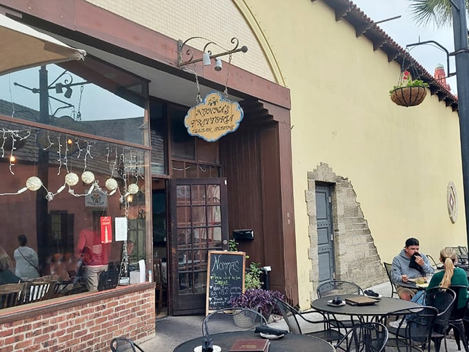 Welcome to Nonna's Trattoria, where the charm is as warm as the Florida sun. This cozy corner of St. Augustine promises a taste of Italy that'll make you forget you're wearing flip-flops. Photo credit: Lissa Murray