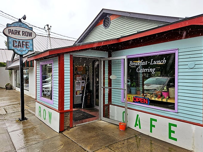 Welcome to Park Row Cafe, where small-town charm meets big-time flavor. This unassuming exterior hides a treasure trove of culinary delights that'll make your taste buds dance a Vermont jig.