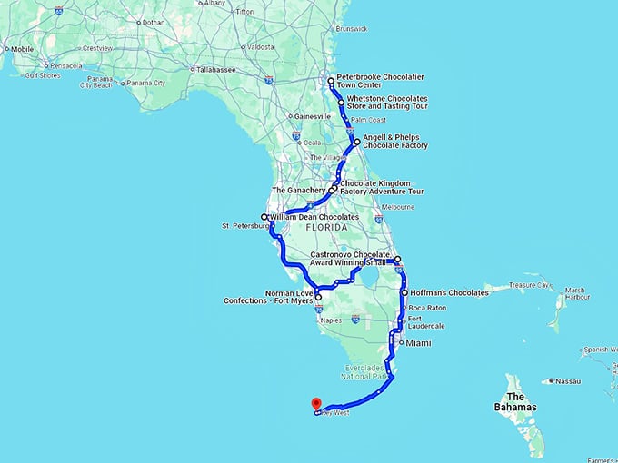 sweet-chocolate-factories-florida map
