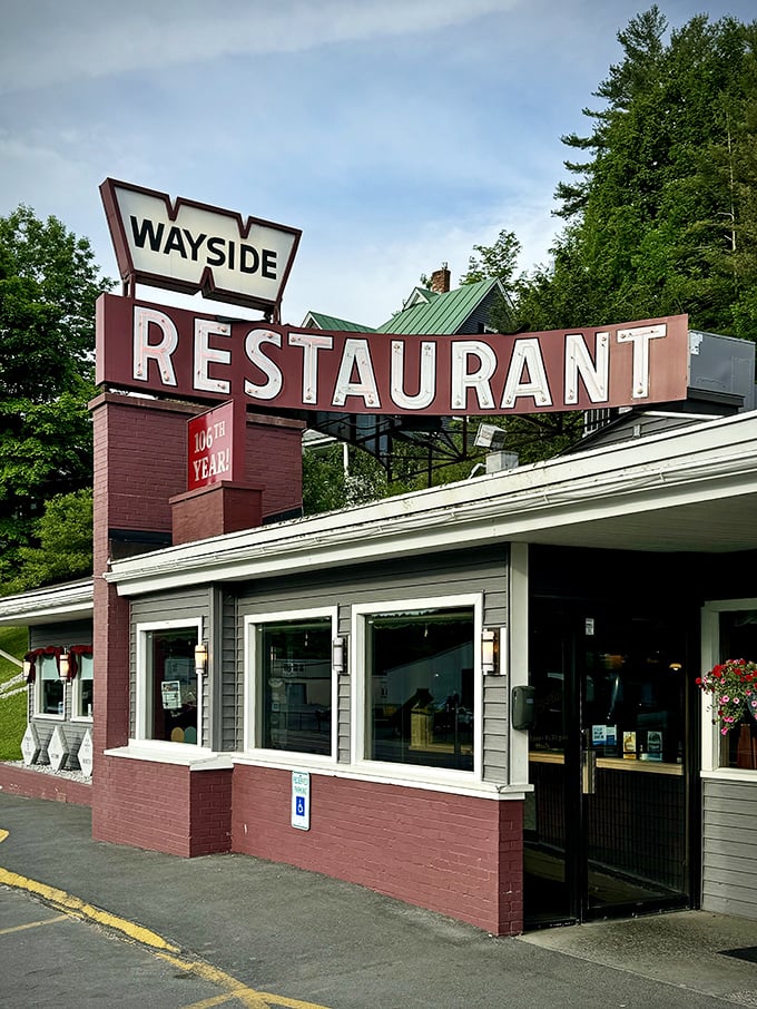 Wayside by day, flavor paradise always! This diner's been serving up slices of Americana since before sliced bread was cool.