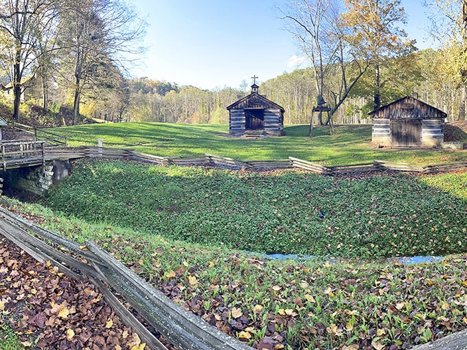 Step into a time machine, Ohio-style! This Pioneer Village at Beaver Creek State Park is where 