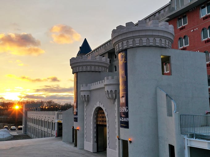 Who needs Hogwarts when you've got this? The Grand Castle's entrance is so magical, you'll half expect owls to deliver your mail.