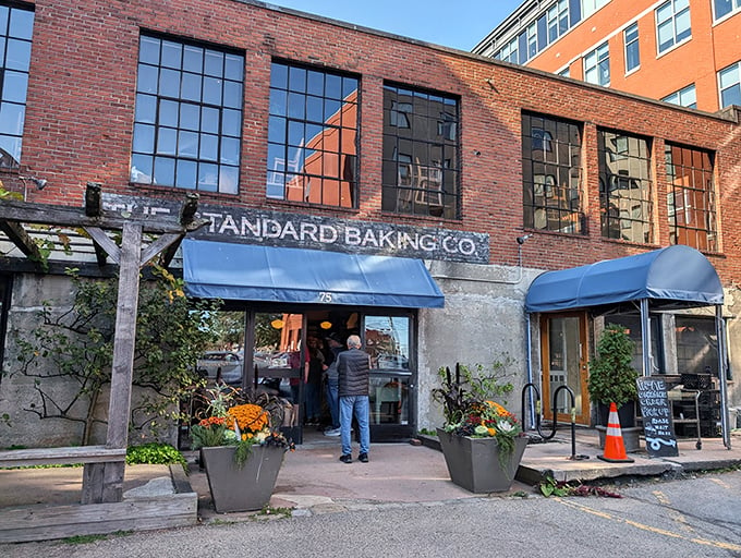 Brick and mortar never looked so delicious! Standard Baking Co.'s charming exterior promises a world of carb-laden wonders within.