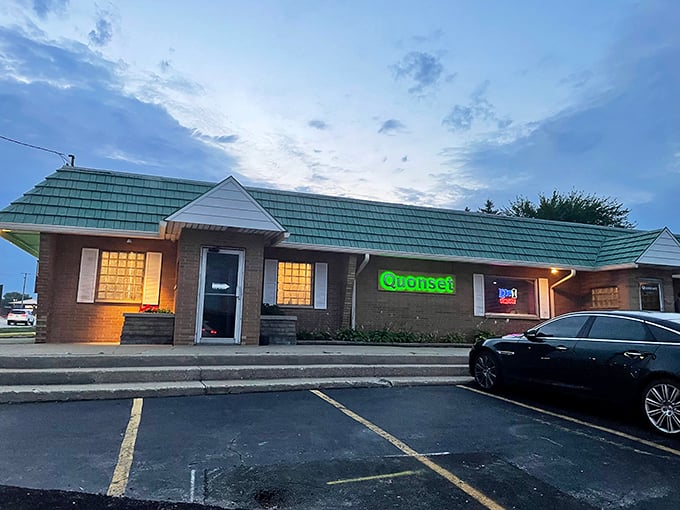 Quonset Pizza: Where the building's as unique as the flavors inside. This green-roofed wonder is like a culinary time machine, transporting you back to simpler, tastier times.