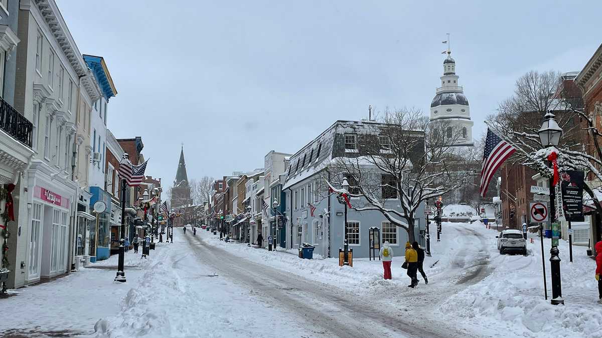 Breaking: Slick Roads Expected as Snow Blankets Baltimore Saturday Morning